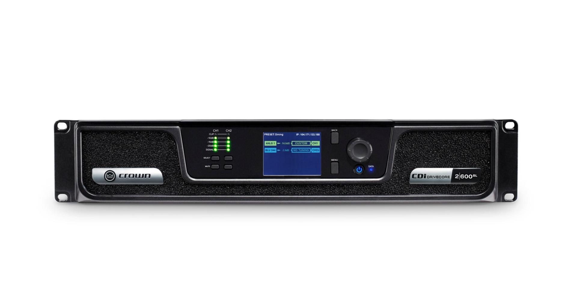 Crown CDi 2/600BL installációs erősítő - 100V-os végerősítők